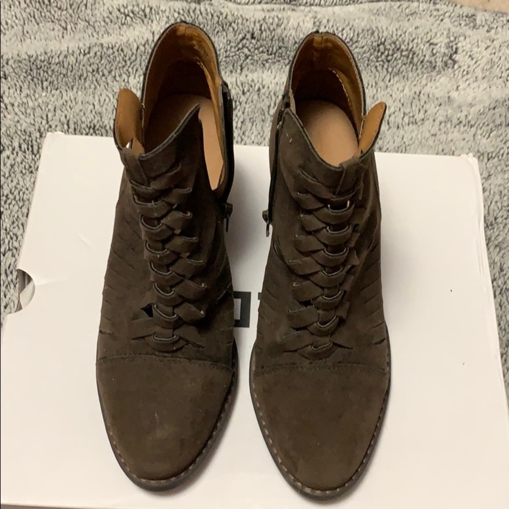 Brown Booties - Picture 2 of 4
